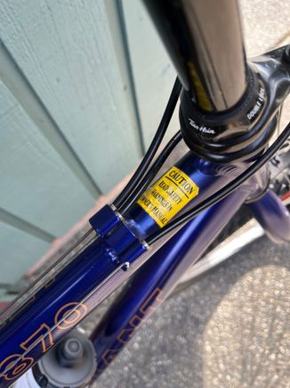Still has the original shop stickers.