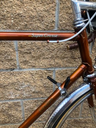 These decals were still intact when I bought the bike.  Hopefully you can clearly see the lugs.  I’m not sure what type they are.