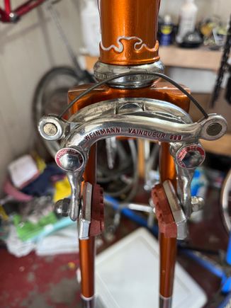 Weinmann engraved center pulls...