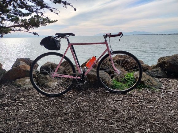 The Bob.  Built around a Sturmey Archer S2C, this was a blast to paint and build.  It's a blast to ride too.