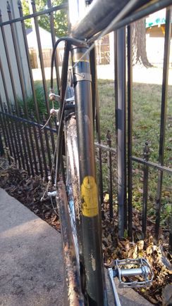 CB Clapham transfer on downtube, with Bonderized decal above. 