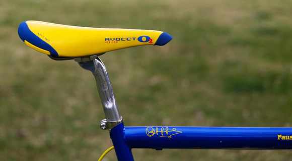 This saddle has a small cutout in the plastic shell underneath.  Not all of my O2's have the cutout but the ones that do seem a tad more comfortable.