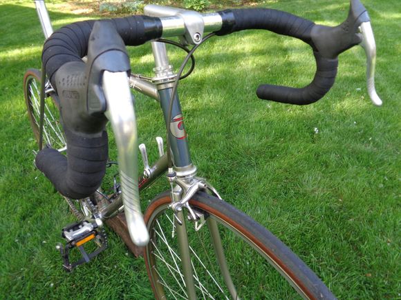 Shimano BL-A251 levers with built in QR buttons.