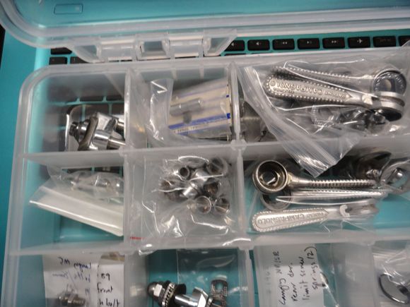 Lots of small items all in a single space.
