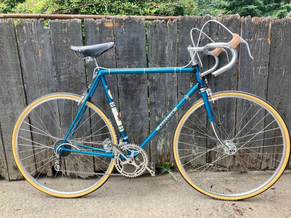 Before I added the bar tape obviously.