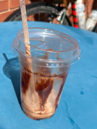 I was almost finished drinking my frappuccino when I remembered I needed to snap a pic!