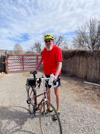 Astride my bicycle, I am a Colossus.