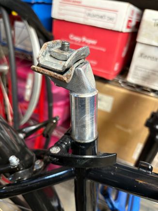 Found a 27.2mm seat post that cleaned right up. 