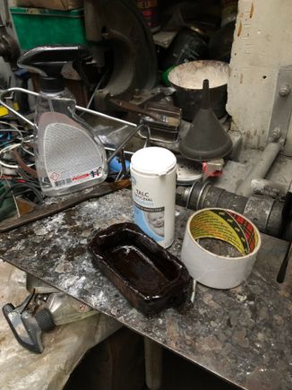 Thomas was adding shellac to his bar tape