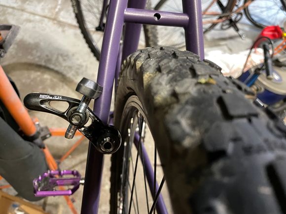 Deore brakes that got some beat down done to them. 