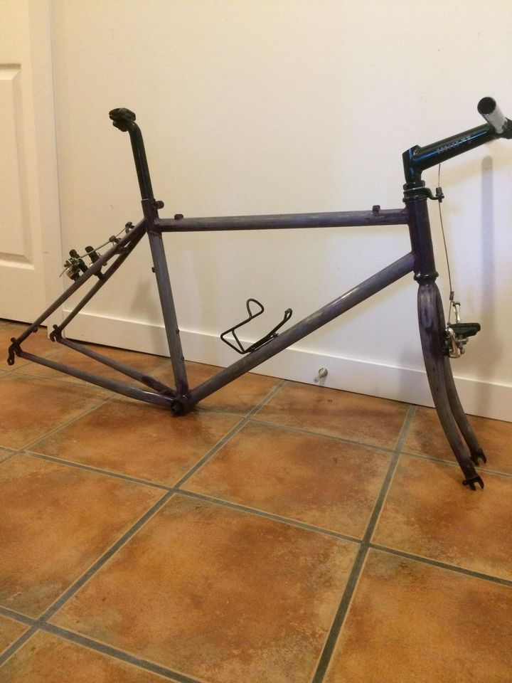 mountain bike frame and fork