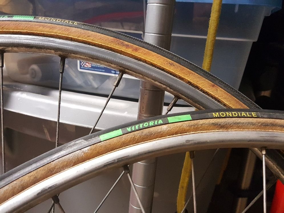 Clean vintage sew-up tires? - Bike Forums