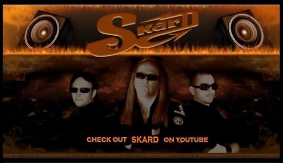 SKARD band header
SKARD rock band - true biker rock
Check out SKARD music videos on YouTube.
BIKES, BABES, &amp; Good Rockin SKARD music