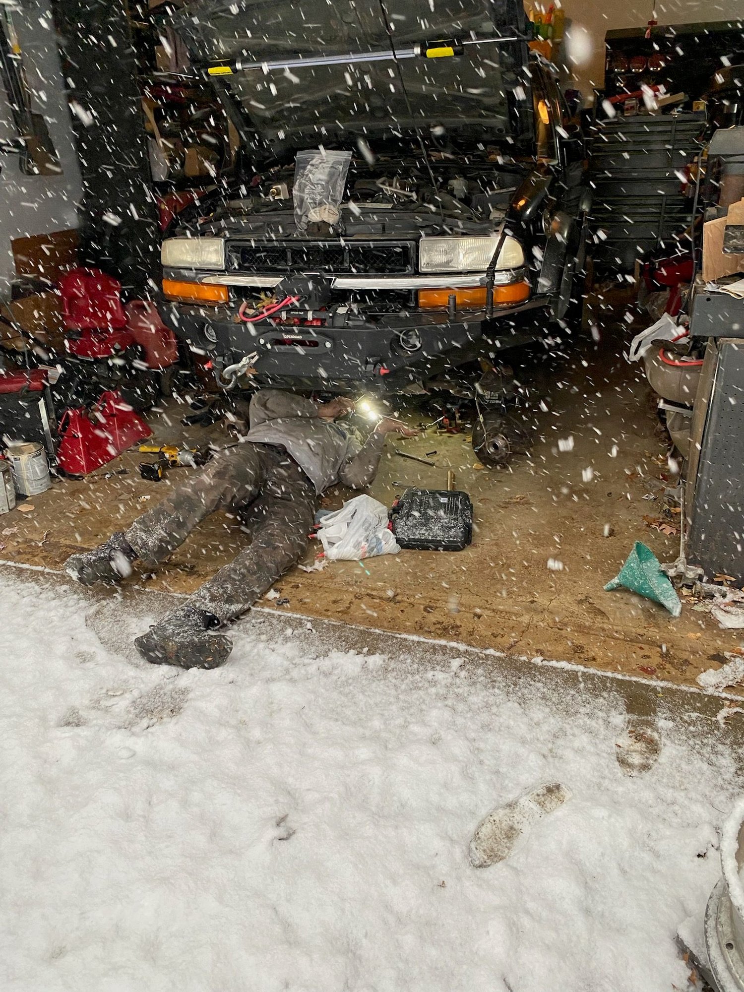 The weather while I was working on this.