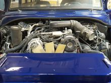 fresh 4.3L vortec. had to raise breather 4 inches to clear dual a/c lines
