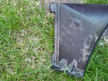 Trimming of left side of upper shroud.
 

