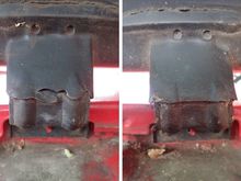 The hinges are not loose or bent.  No signs of any shifting.