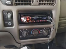 I put a Pioneer DEH-X2800UI in it. You gotta have an aux. cord.