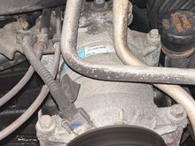 The leak is coming directly under this on the back 