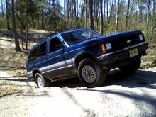this is where my kids ride bmx, i didn't have a bike so i used my truck! lol!