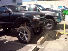as big as a f-350 on 35"s