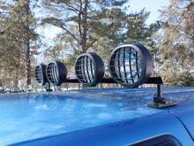 Inner two lights are my "rock spotters" and the outer two are my "deer spotters"