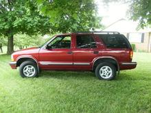 My Blazer 20% Window Tint