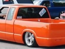 1995 Low rider S10 show truck..fully shaved fully bagged everything custom.