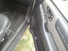 Passenger power seat, and door panel