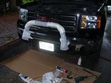 installing the U-Guard 3" BullBar