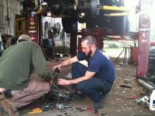 changing output shaft on transfer case