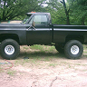 1979 Silverado 4x4 350  3" body and 3" suspention lift 37" Tires