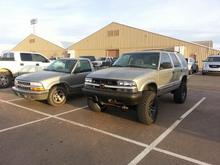 Next to a stock S-10. Drastically different in height.