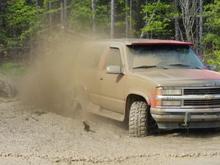 Playing at the strip mine