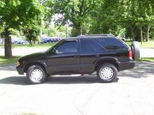 Before the 2" PA body lift with nerf bars