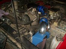 Ebay Cold Air Intake with a homemade heat shield