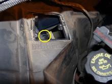 29 - Bolt to be removed inside this box