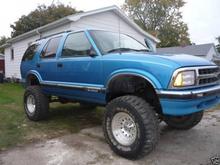 jeep axle conversion 8 inch lift 33inch tires,, 4.3 4bbl carb