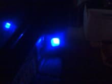 Blue LEDs tag lights
