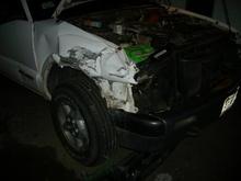 wifes collison with f-250