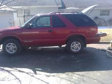 changed the factory rims for another set of stock rims