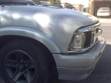 kind of clear front and the Camaro rims