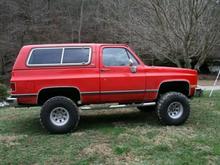 35 tall tire with a 4 inch lift