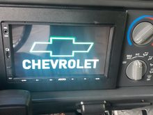 retro style boot up logo