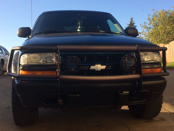Took the chrome strip out with the bowtie sanded it down and repainted it black with a 2k semi gloss clear coat