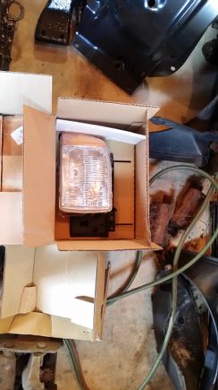 New composite headlight with all new adjusters and brackets, 30.00 a piece on Ebay