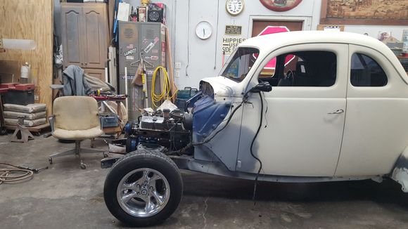 it drove in on its own power