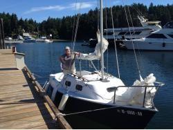Me at Ganges, Saltspring Is. B.C.