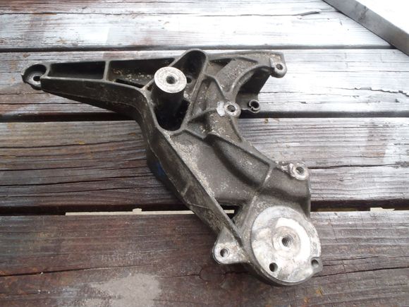 Junkyard AC Bracket as pulled from the truck.