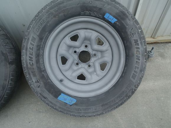 Blasted to bare metal.